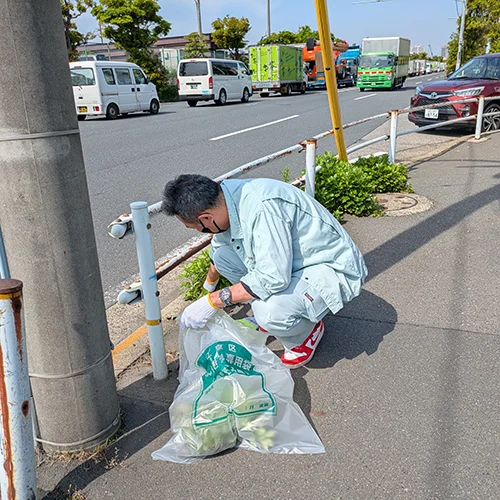 ゴミ拾い